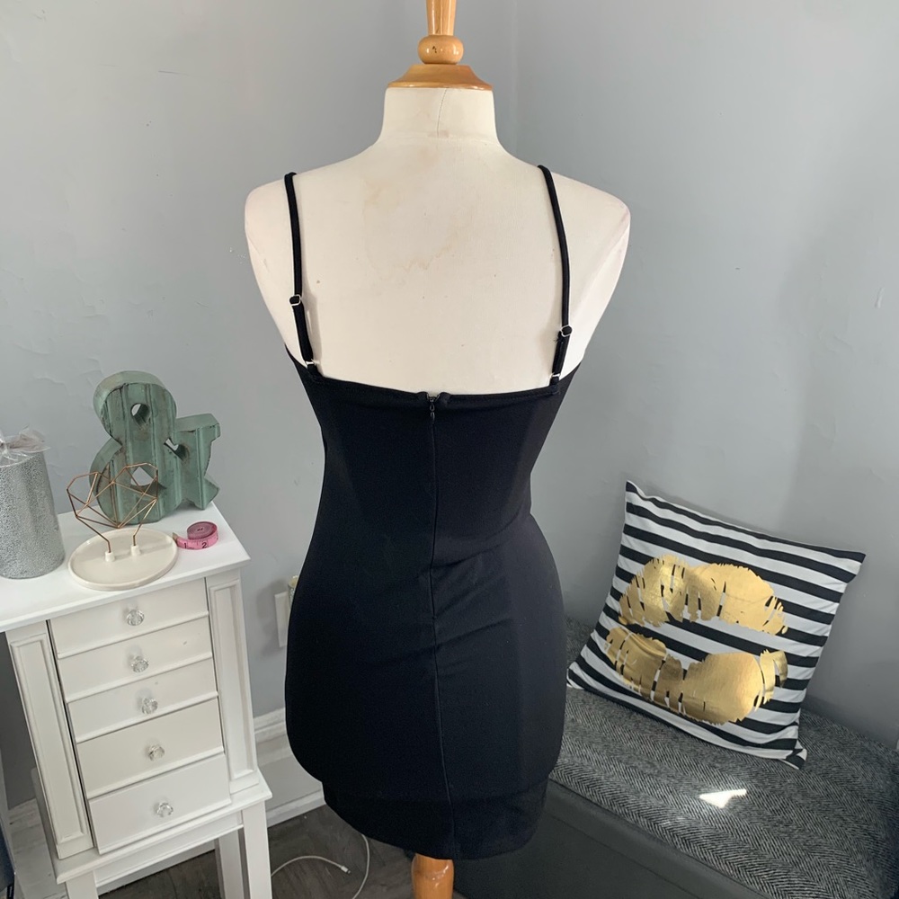 FashionNova | little black dress with longline blazer size small - Picture 5 of 11
